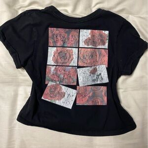 Teen vintage cropped shirt